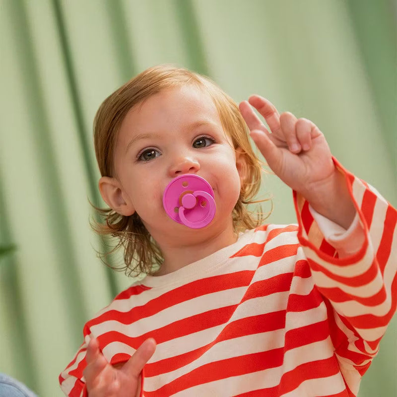 BIBS Colour Pacifier 1 Pack | Bubblegum