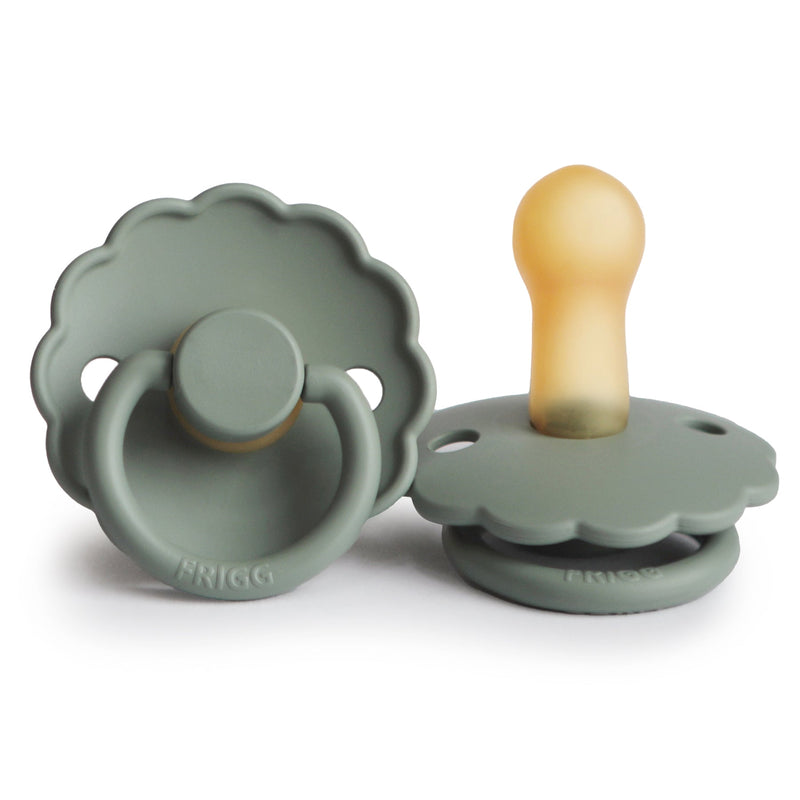 FRIGG Daisy - Round Latex Pacifier - Lily Pad