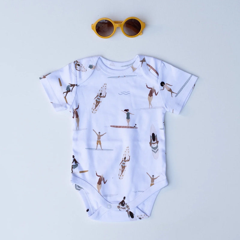 Organic Cotton Short Sleeve Babygrow