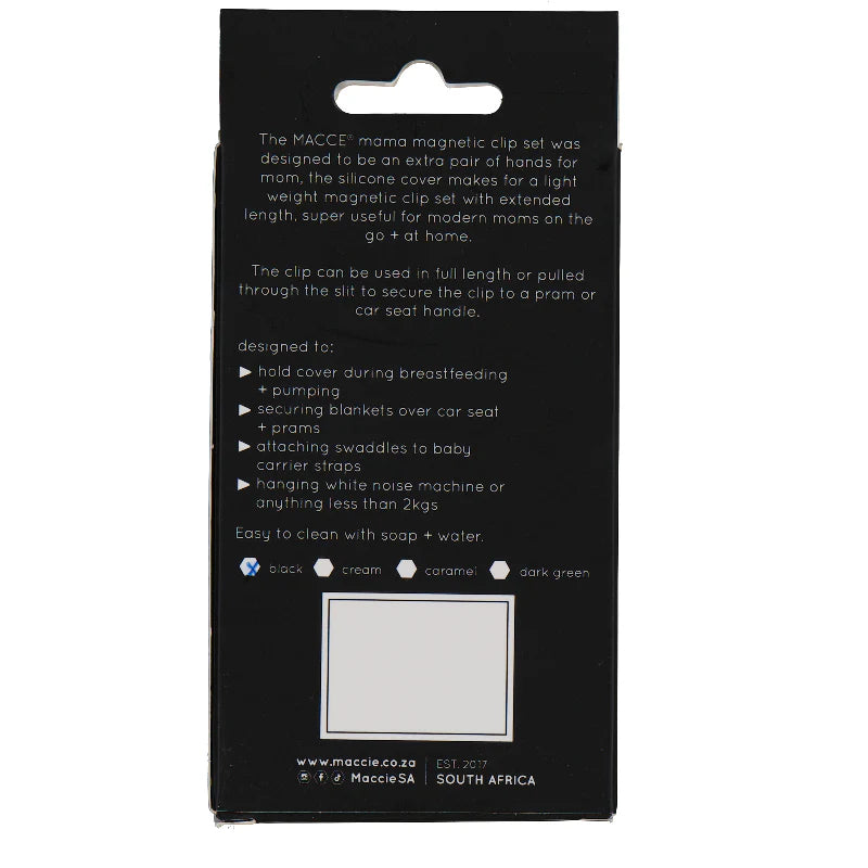 Mama Magnetic Clip Set | Black