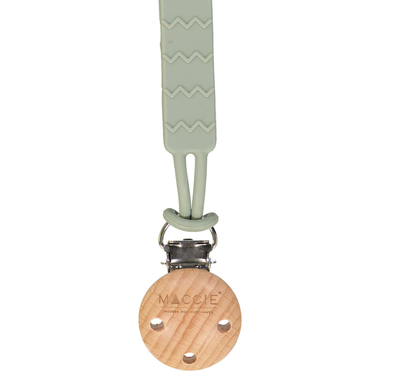Silicone Dummy Clip | Sage Green