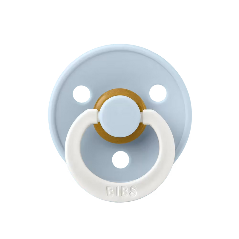 BIBS Colour GLOW Pacifier 1 Pack | Baby Blue