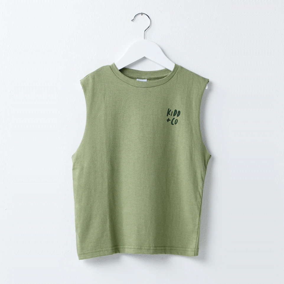 Bali Beach Vest | Olive