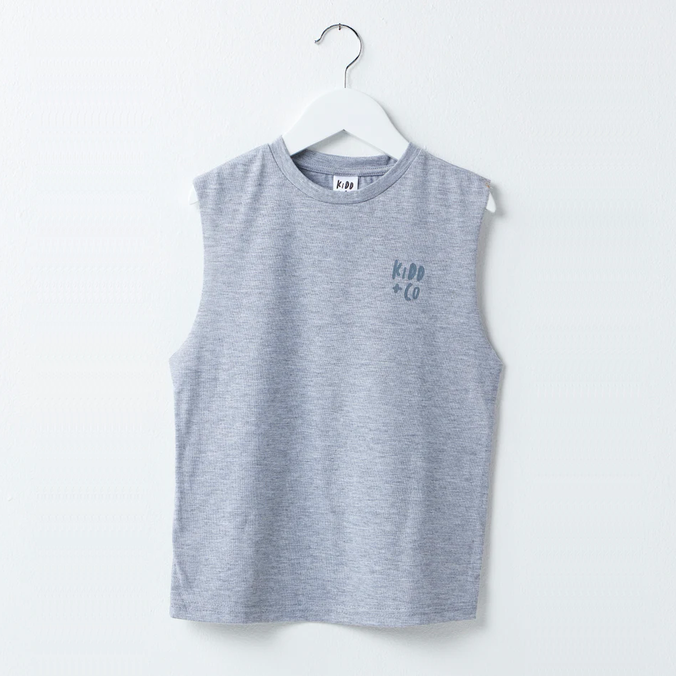 Bali Beach Vest | Light Grey