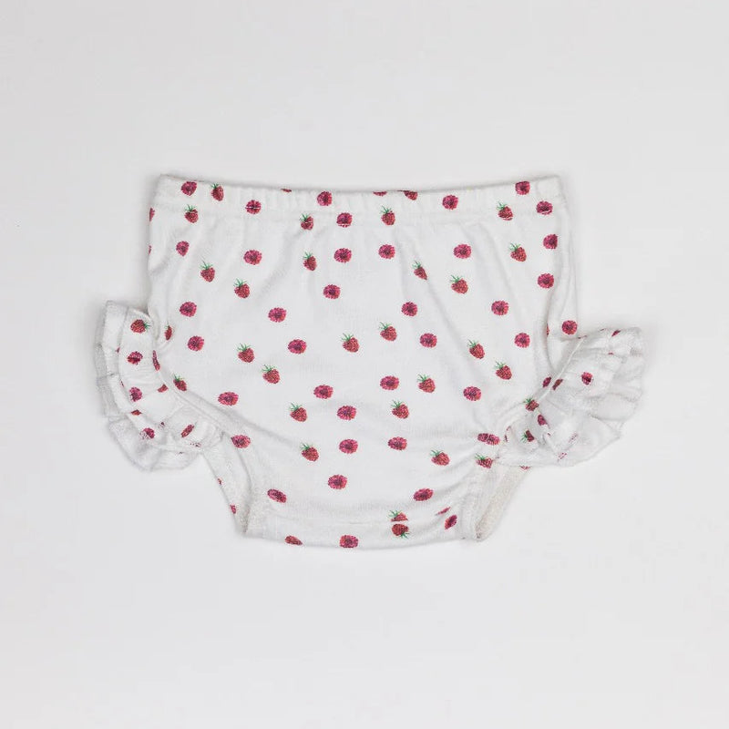 Frill Nappy Cover | Raspberry