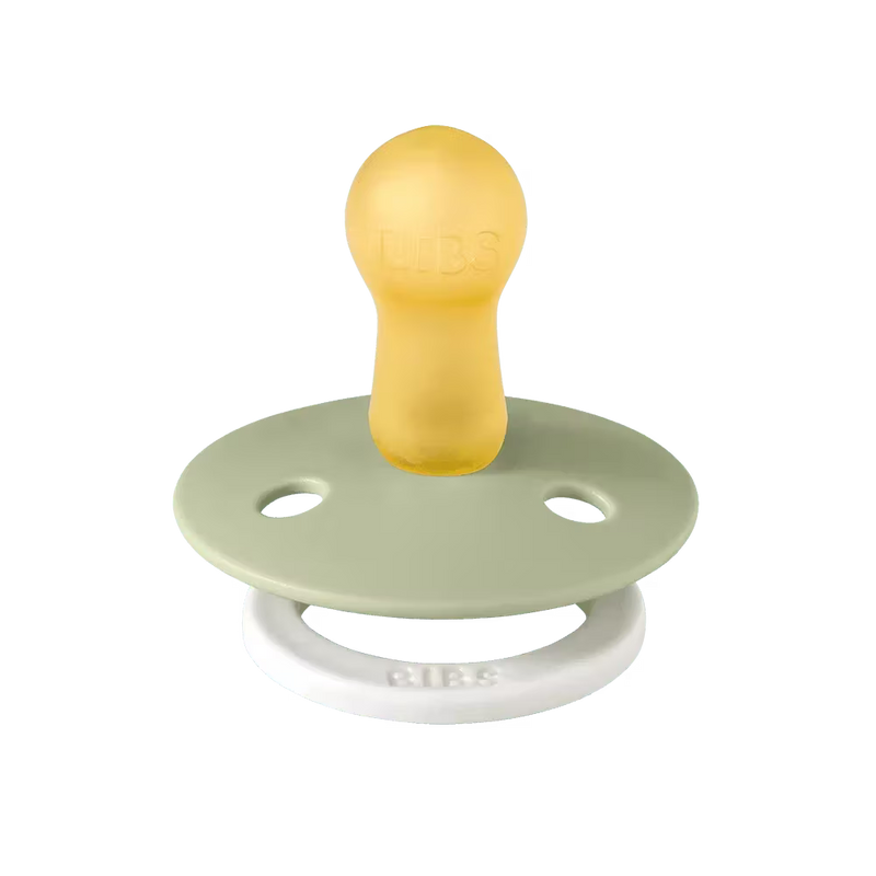 BIBS Colour GLOW Pacifier 1 Pack | Sage