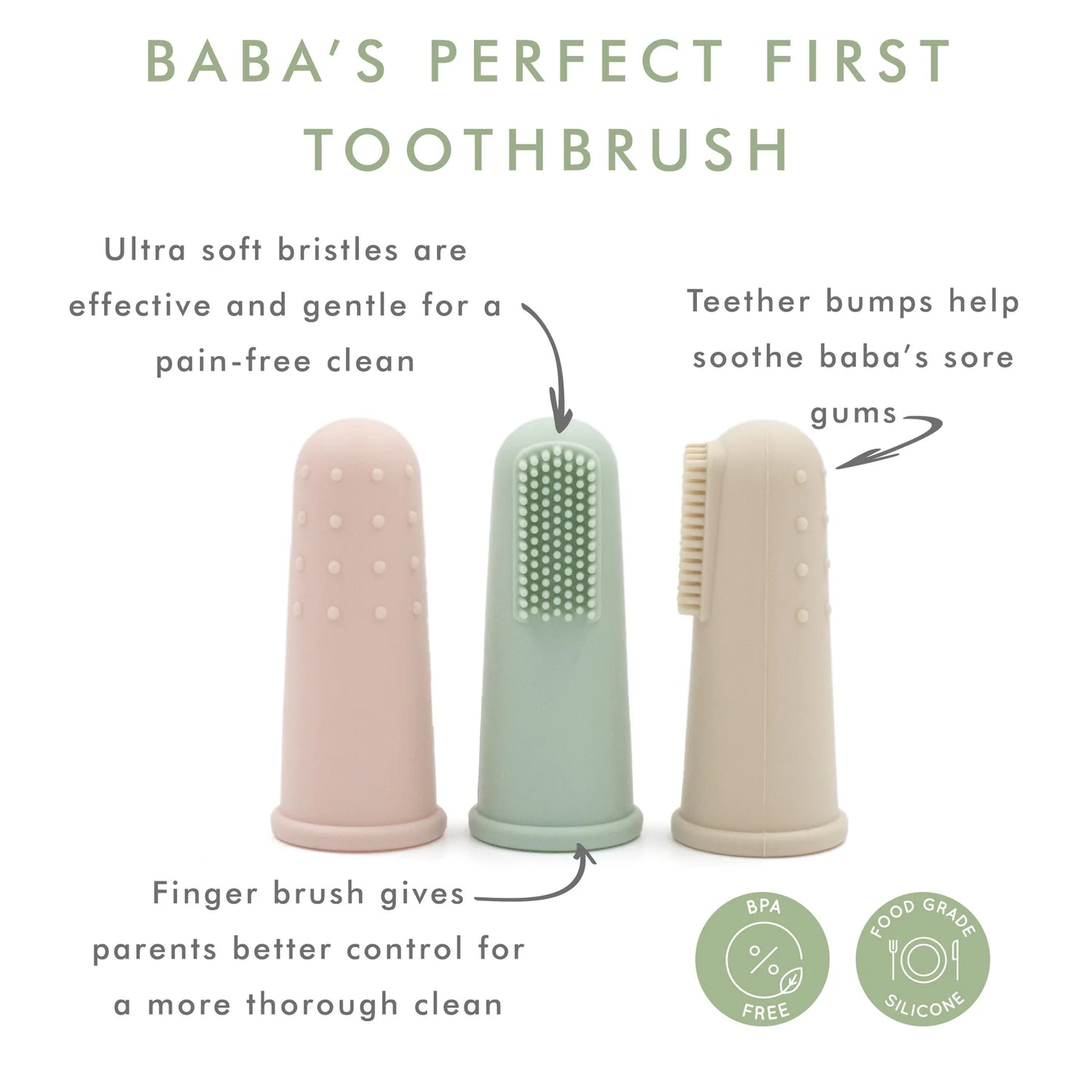 Baby Finger Toothbrush (Set of 2)