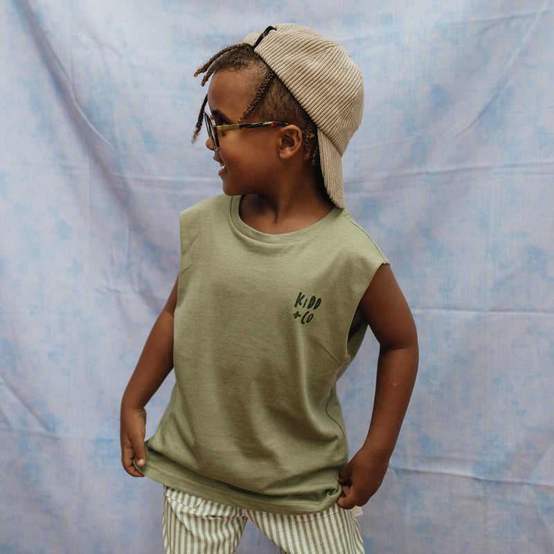 Bali Beach Vest | Olive