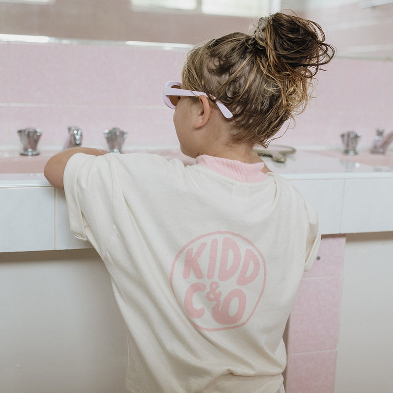 Oversized Tee | Pink