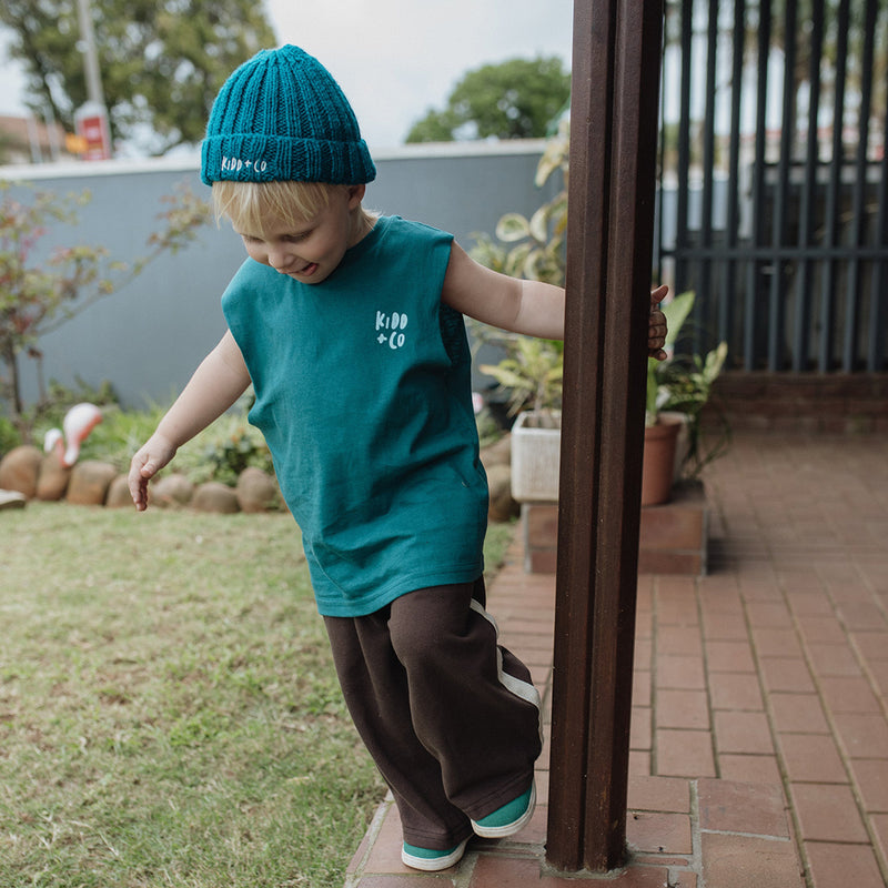 Bali Beach Vest | Teal