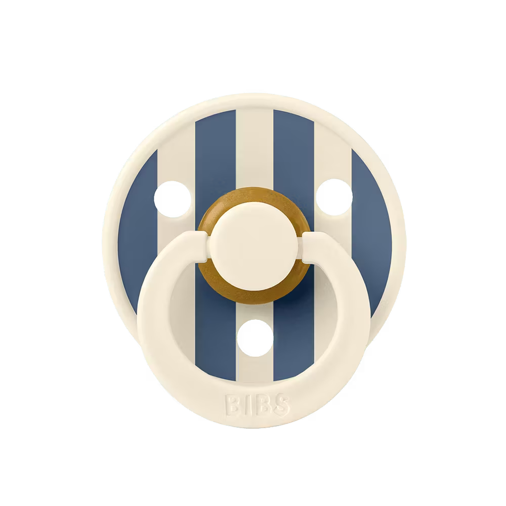 BIBS STUDIO Colour Pacifier Block | Ivory Steel Blue