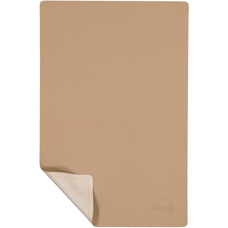 Vegan Leather Baby Changing Mat | Mocha Coffee