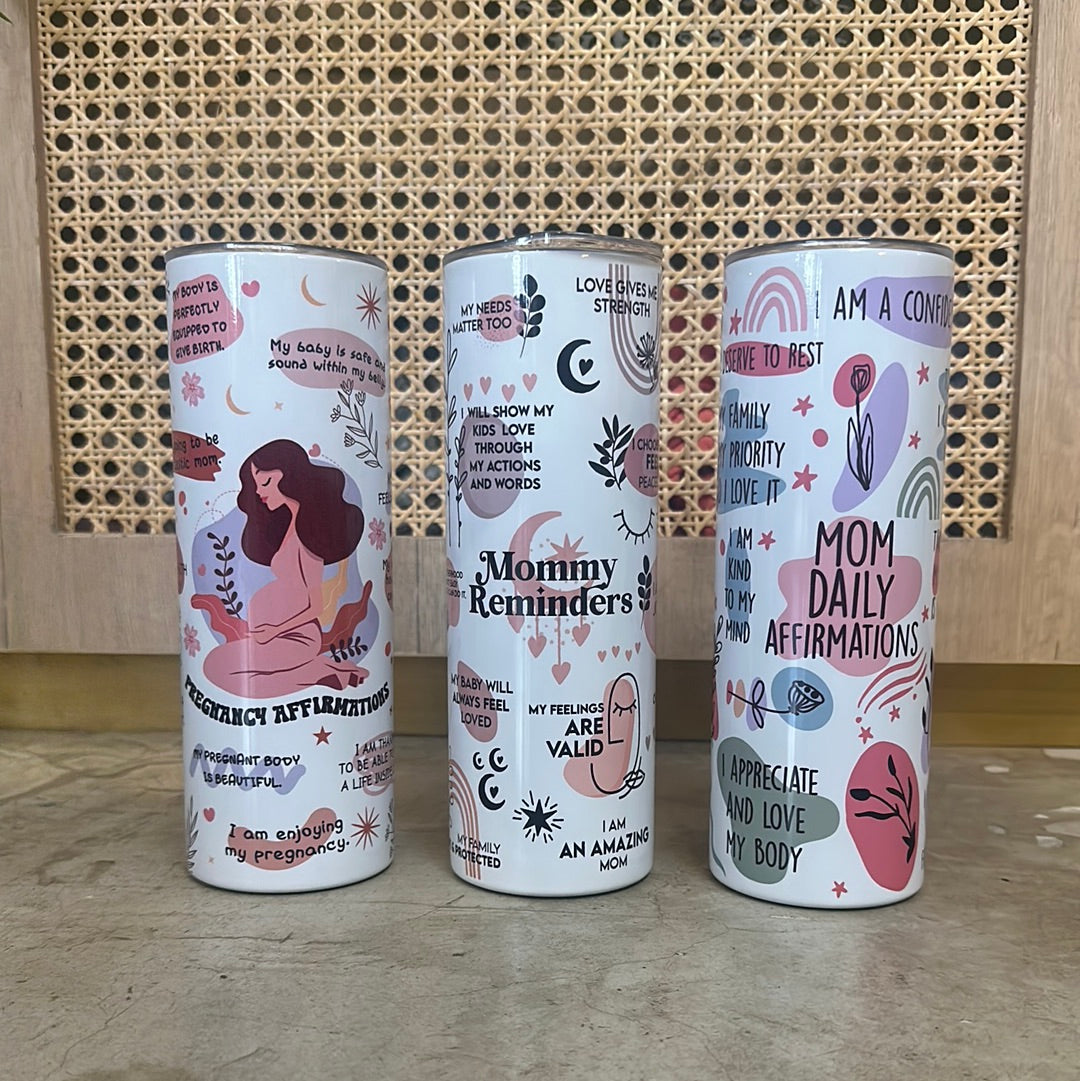 Affirmation Tumblers for Mom