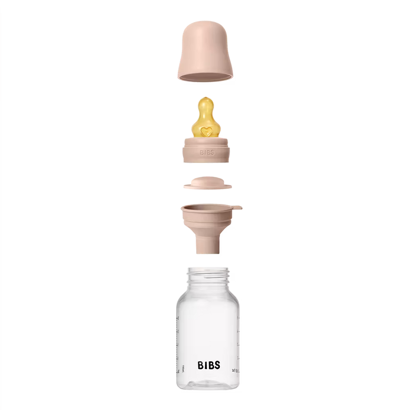 BIBS Baby BPA-Free PP Bottle Set 150ml Latex | Blush