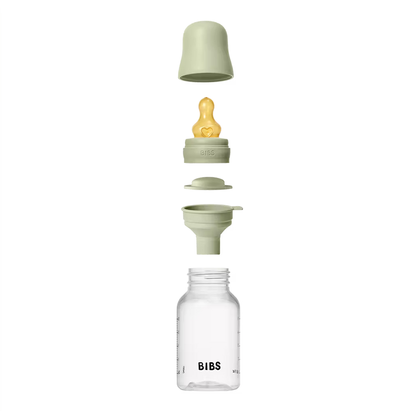 BIBS Baby BPA-Free PP Bottle Set 150ml Latex | Sage