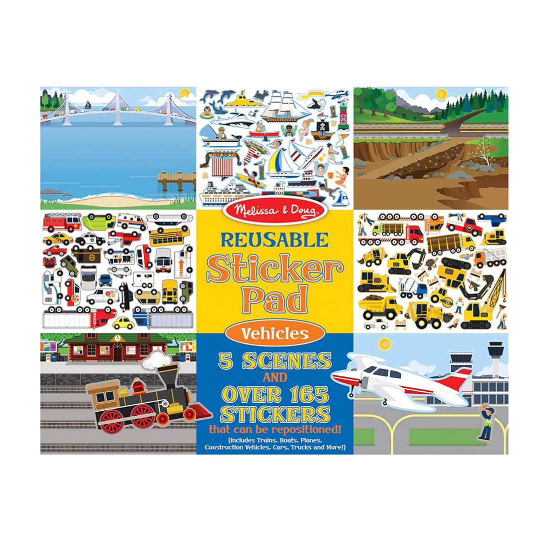 Reusable Sticker Pad | Vehicles