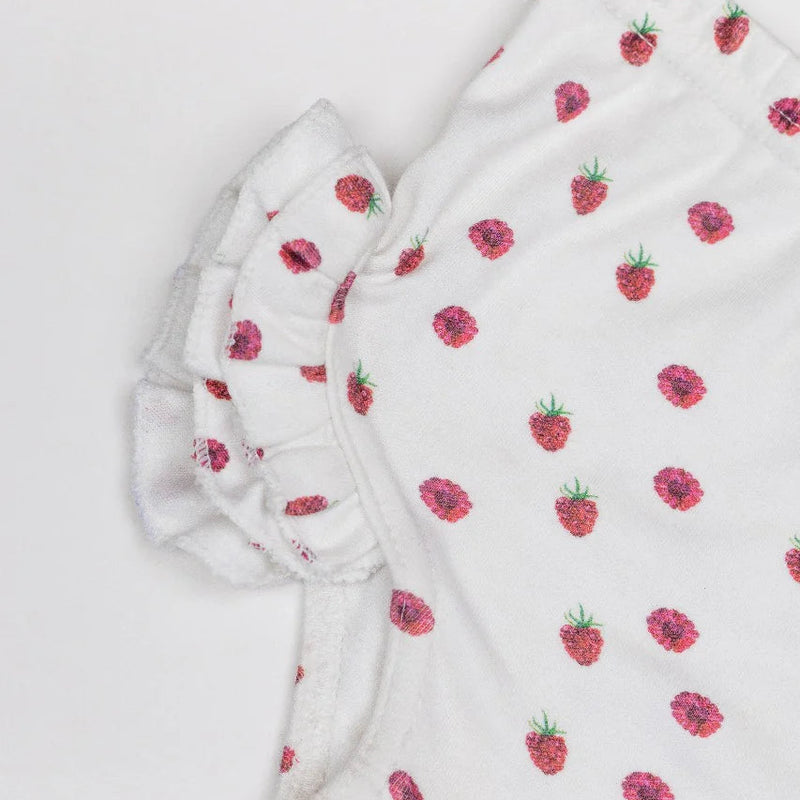 Frill Nappy Cover | Raspberry