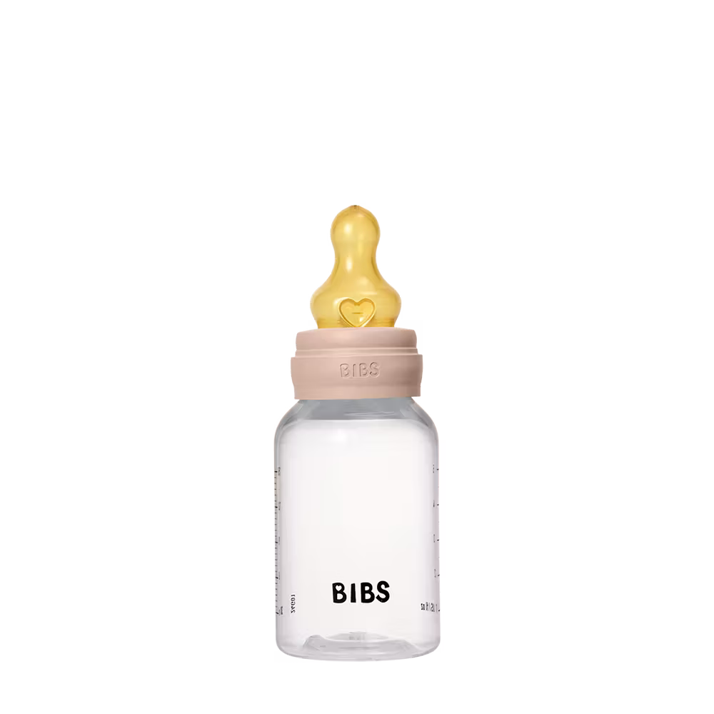 BIBS Baby BPA-Free PP Bottle Set 150ml Latex | Blush