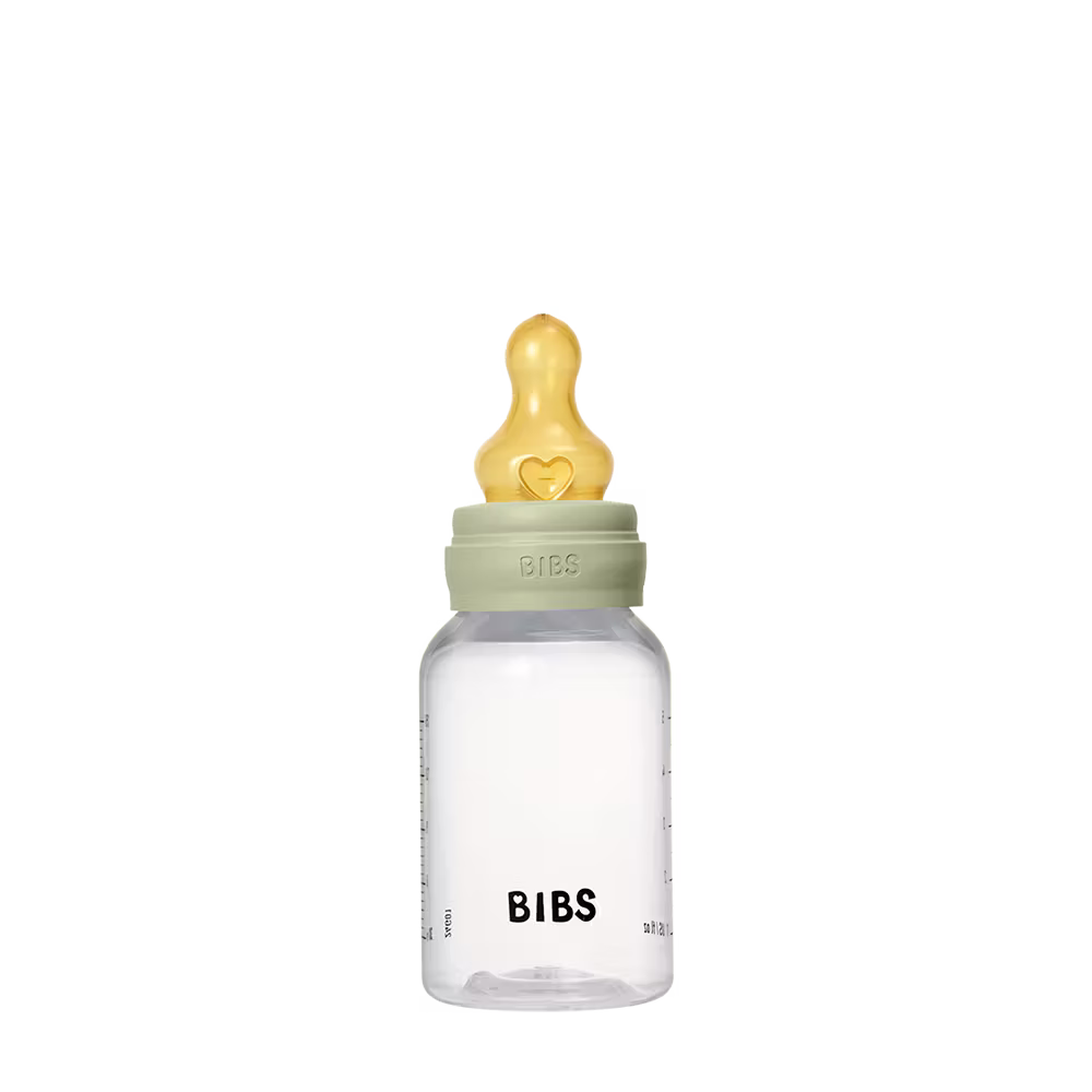 BIBS Baby BPA-Free PP Bottle Set 150ml Latex | Sage