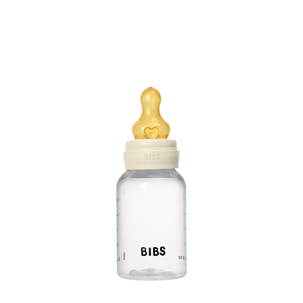 BIBS Baby BPA-Free PP Bottle Set 150ml Latex | Ivory