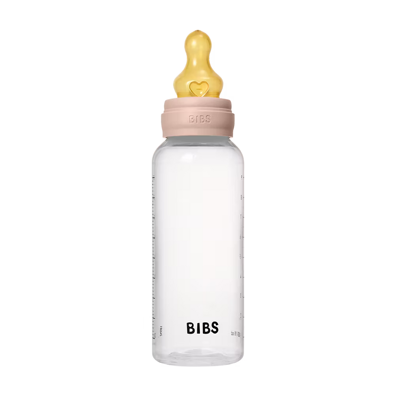 BIBS Baby BPA-Free PP Bottle Set 270ml Latex | Blush