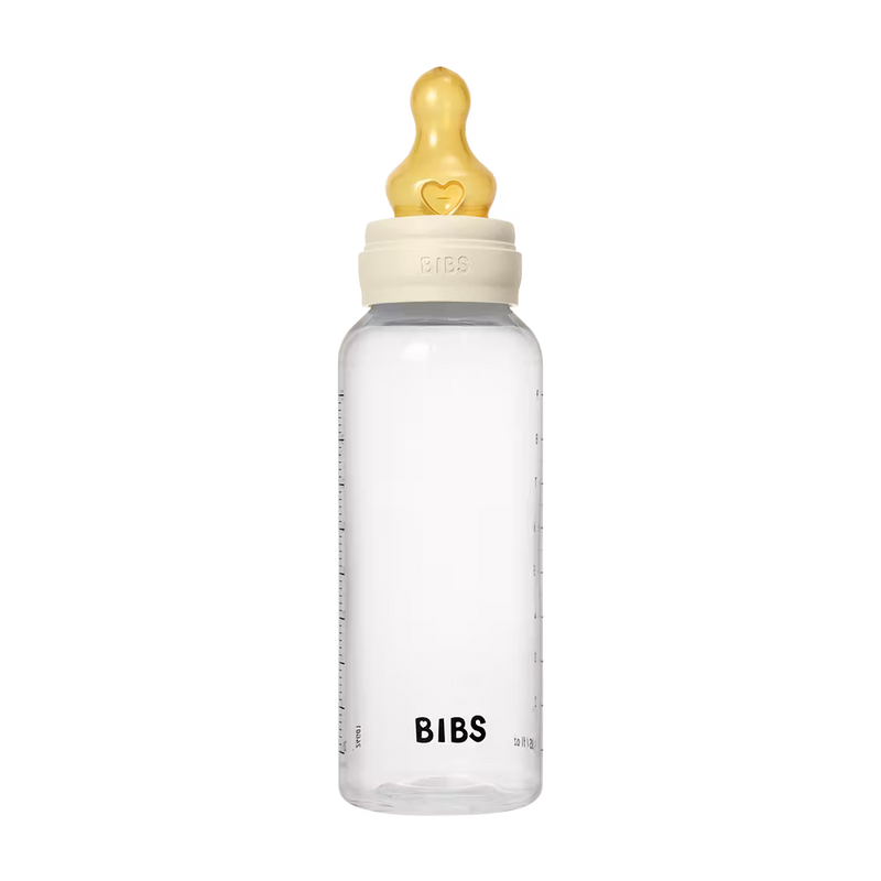 BIBS Baby BPA-Free PP Bottle Set 270ml Latex | Ivory