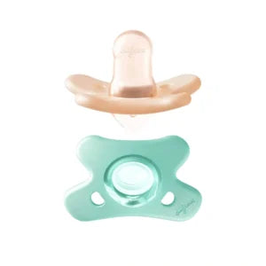 Difrax Silicone Pinky Pacifier (0-6 Months) - Duo Pack