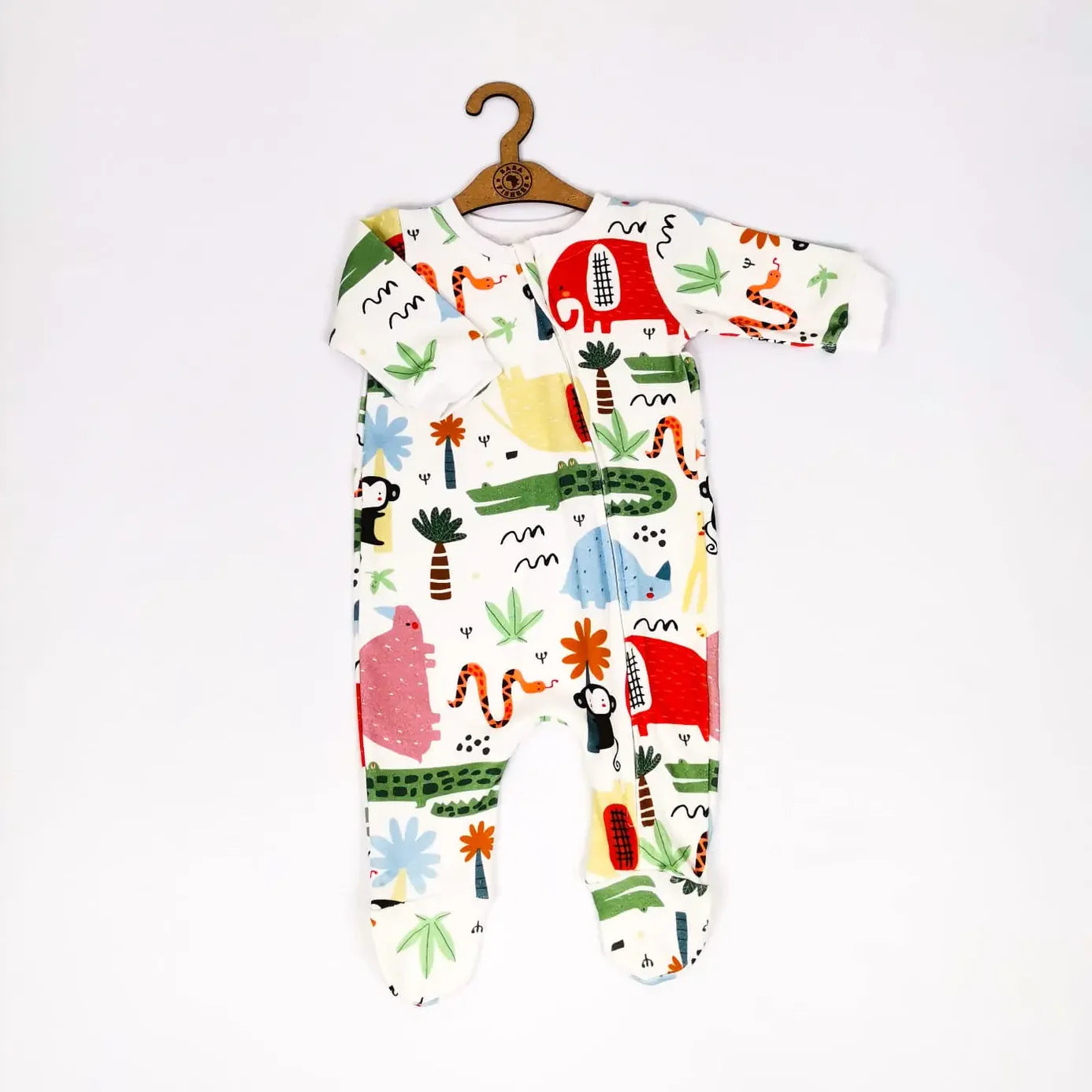 Baba Fishees Zip Up Romper