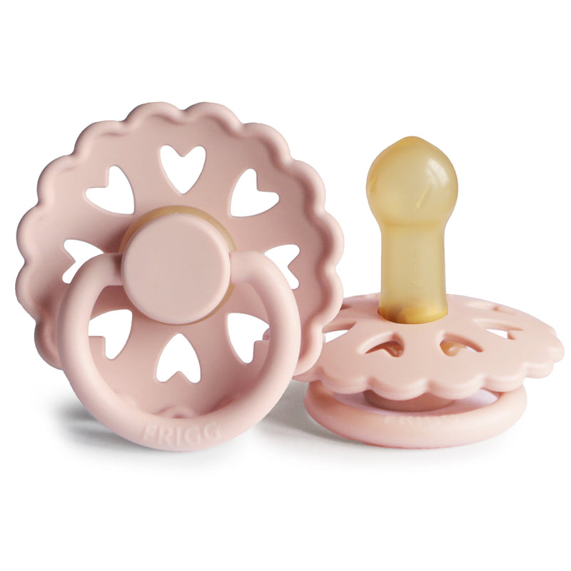 FRIGG Fairytale - Round Latex Pacifier - Little Match Girl (Blush)