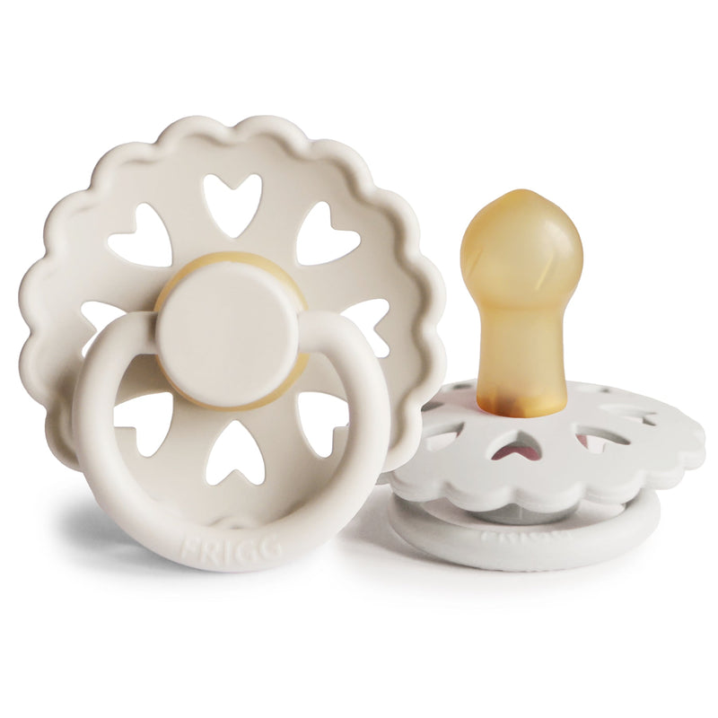 FRIGG Fairytale - Round Latex Pacifier - The Ugly Duckling (Cream)