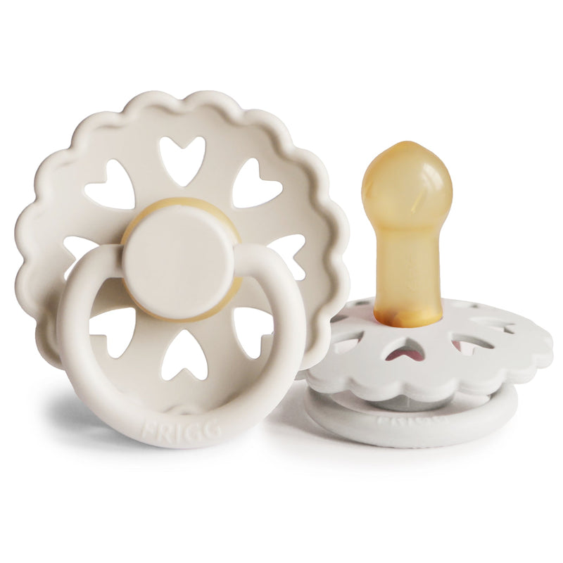 FRIGG Fairytale - Round Latex Pacifier - The Ugly Duckling (Cream)