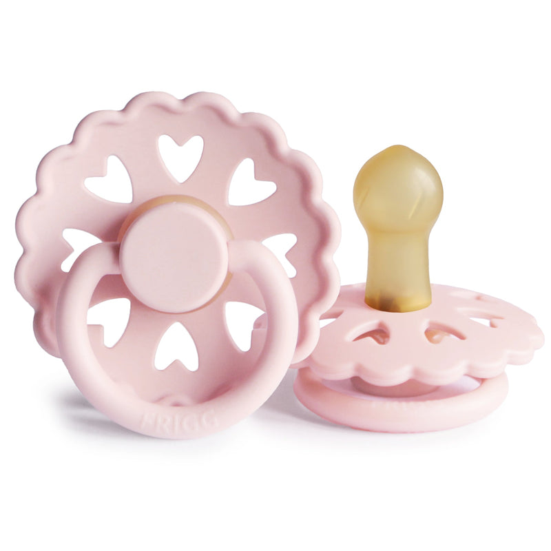 FRIGG Fairytale - Round Latex Pacifier - The Snow Queen (White Lilac)