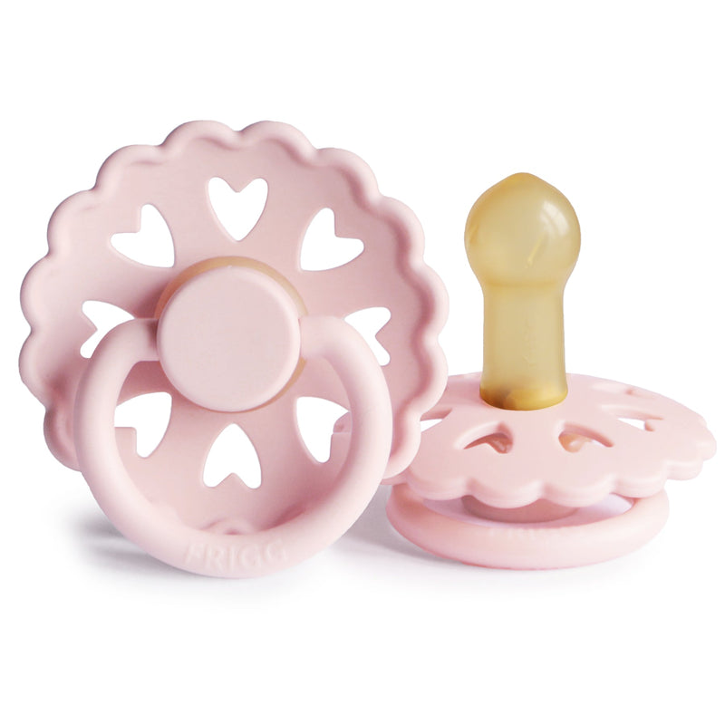 FRIGG Fairytale - Round Latex Pacifier - The Snow Queen (White Lilac)