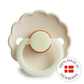 FRIGG Daisy Night - Round Latex Pacifier - Cream