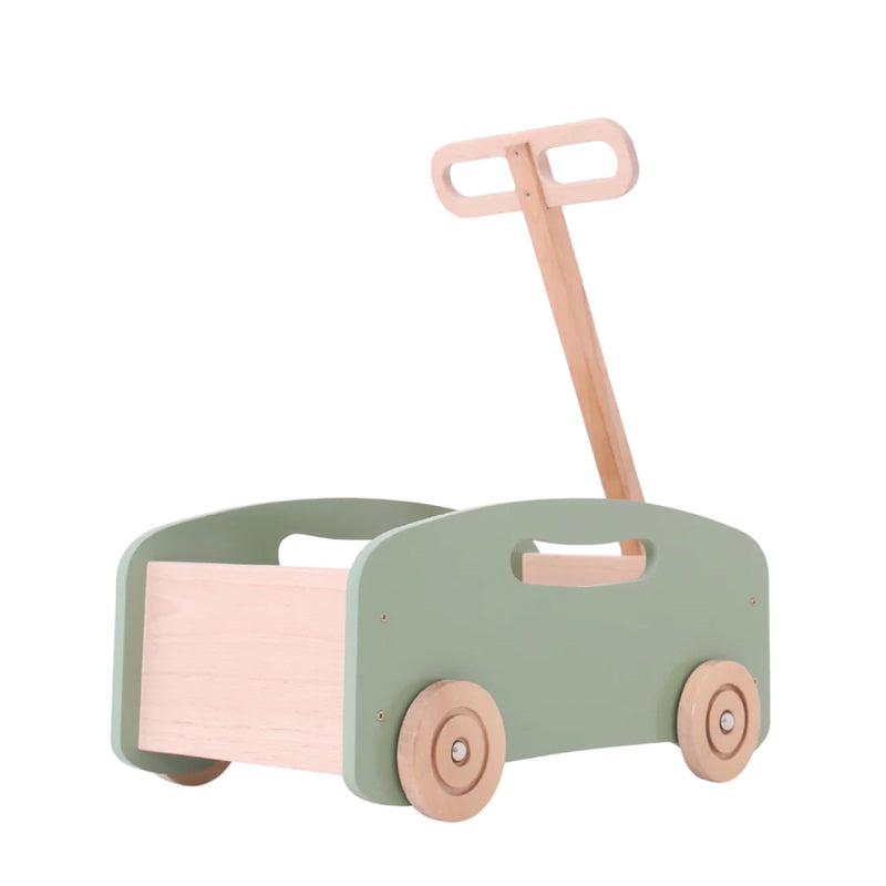 Wooden Toy Wagon | Green