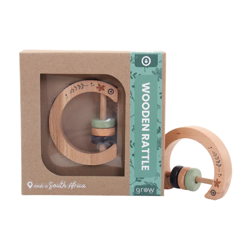 Wooden Rattle | Little Greyton