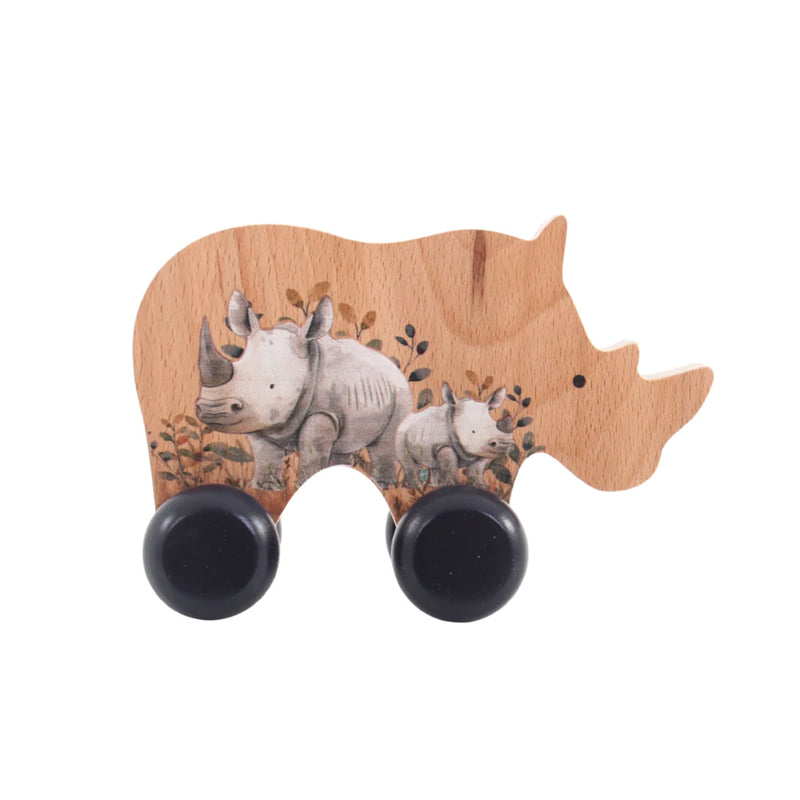 Rhino Push Toy