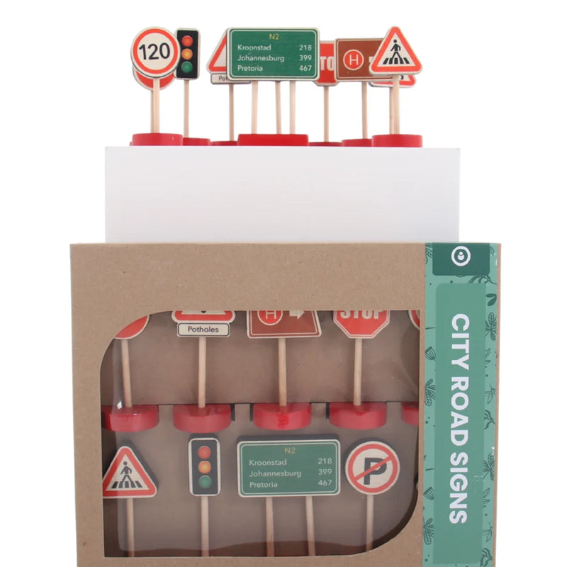 City Road Signs | 10 Piece Set