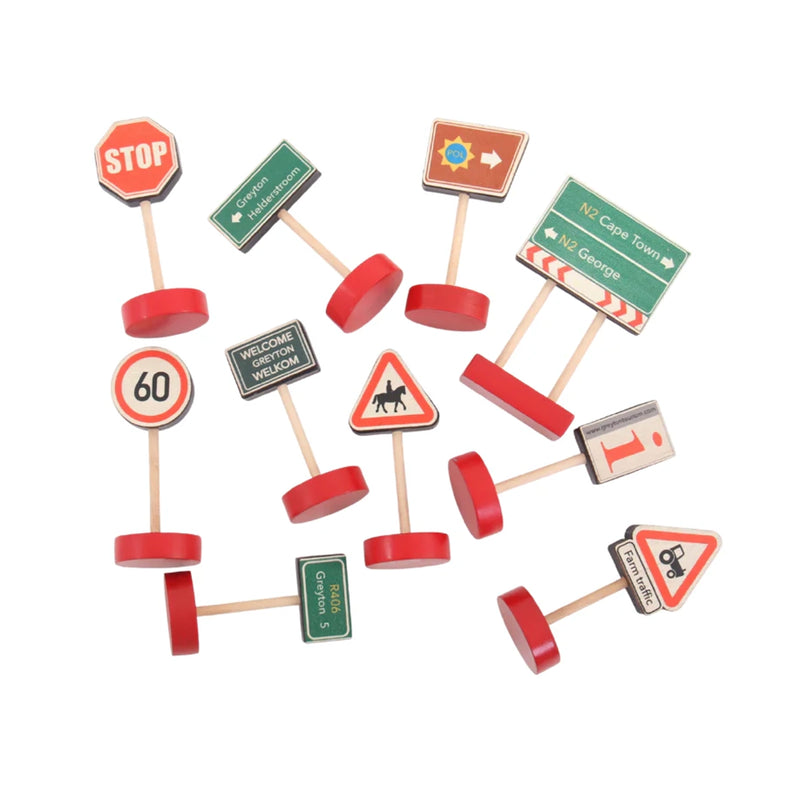 Country Road Signs | 10 Piece Set