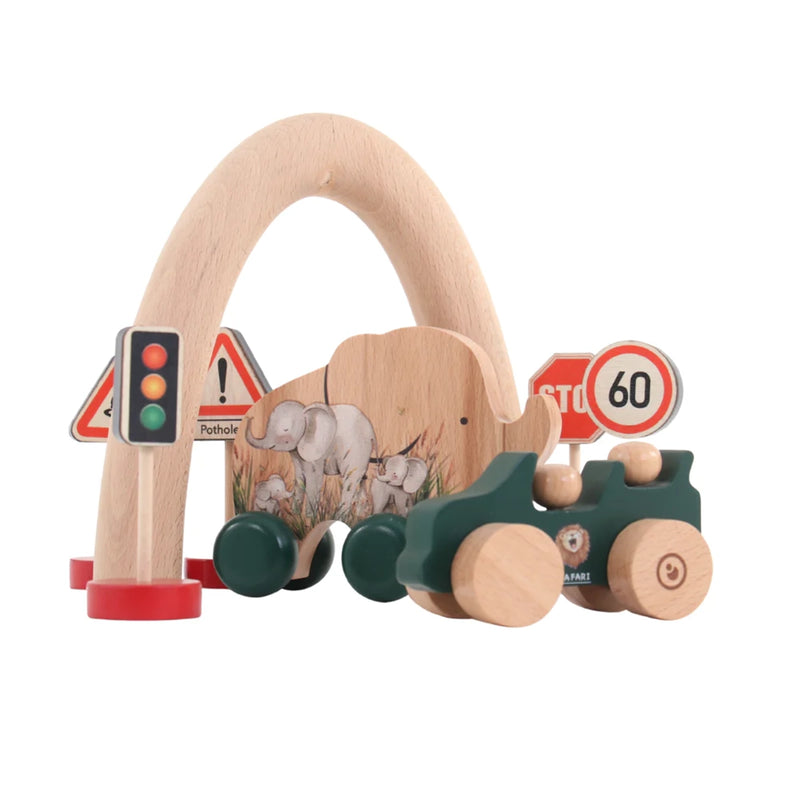 Safari Road Signs | 10 Piece Set