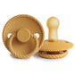 FRIGG Rope - Round Latex Pacifier - Honey Gold