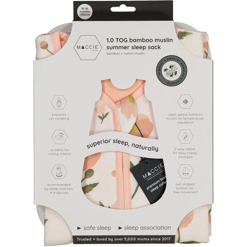 Summer Sleep Sack | Pink Poppy