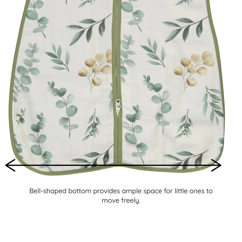 Summer Sleep Sack | Green Leaves
