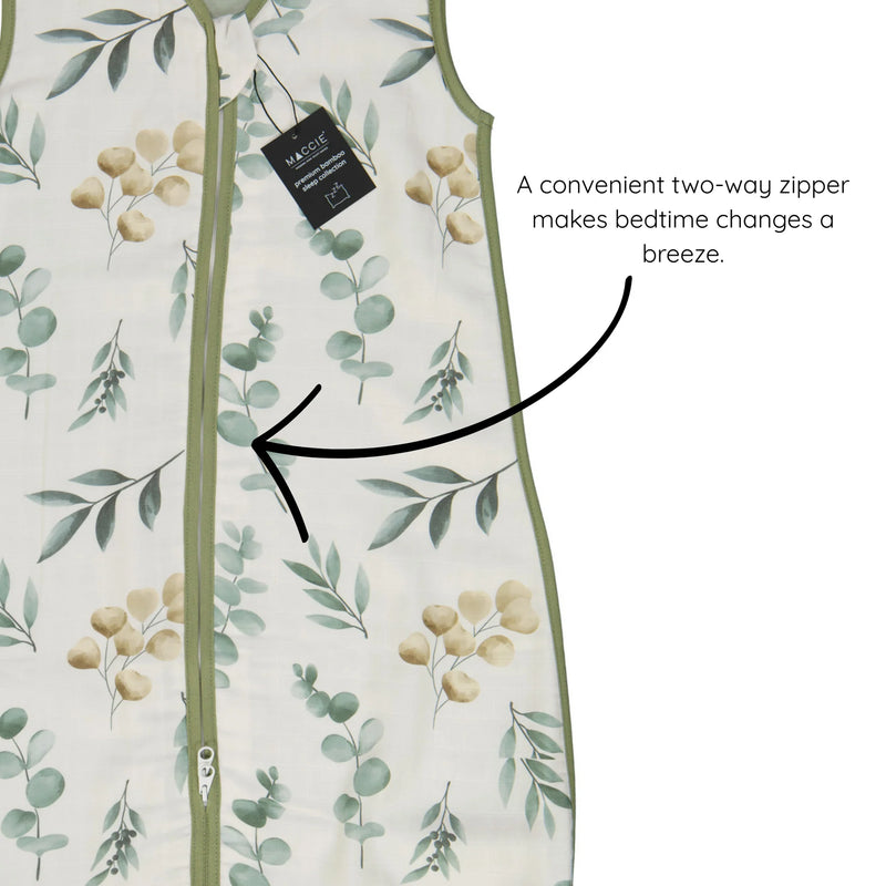 Summer Sleep Sack | Green Leaves