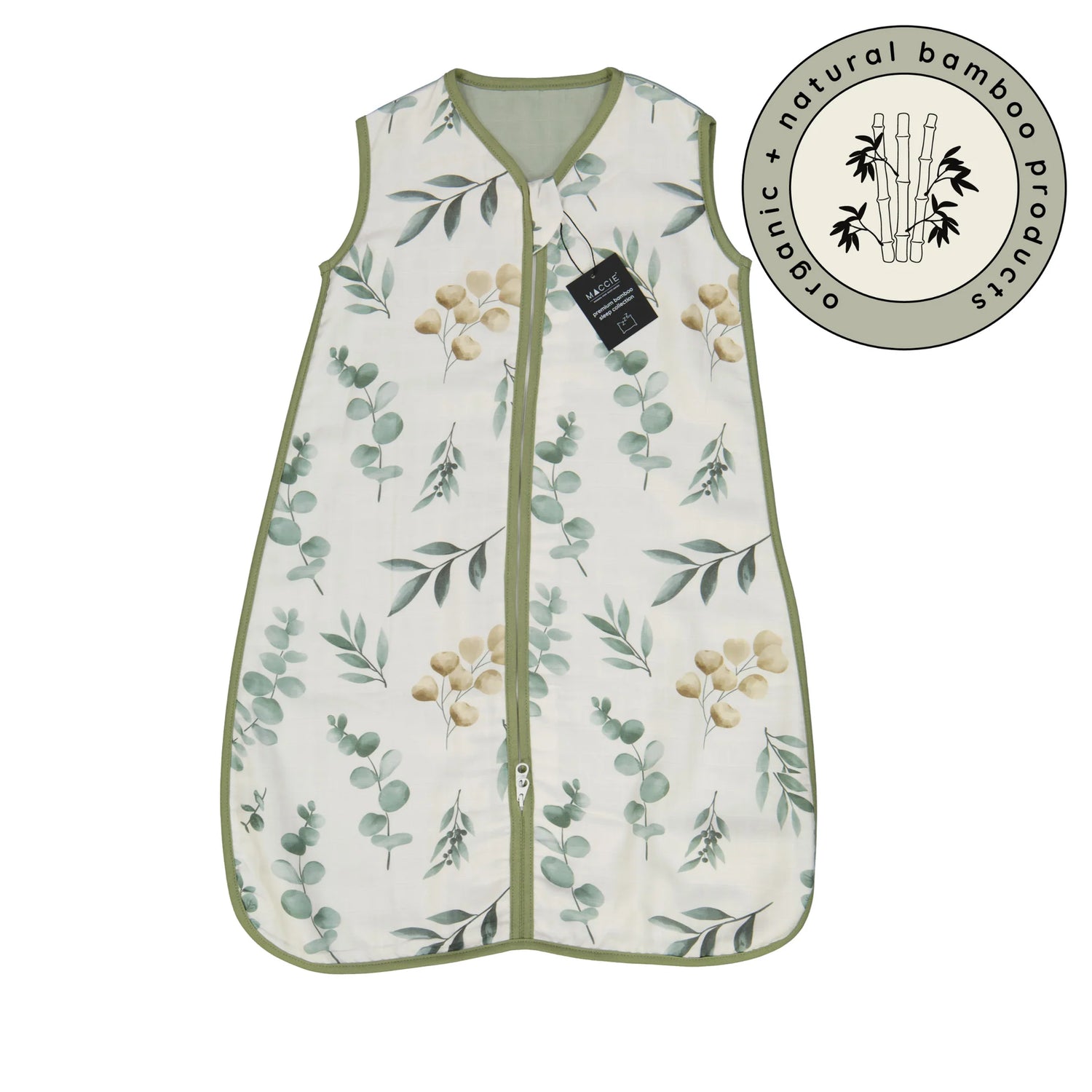 Summer Sleep Sack | Green Leaves