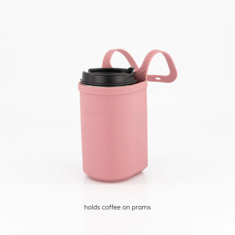 Stroll + Sip Cup Holder | Blue Grey