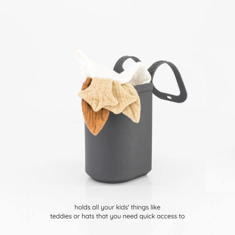 Stroll + Sip Cup Holder | Blue Grey