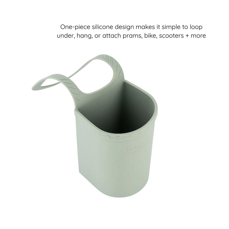 Stroll + Sip Cup Holder | Blue Grey
