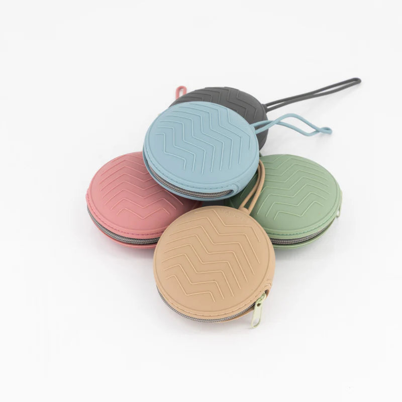 Grab & Go Silicone Pacifier Case | Rose Pink