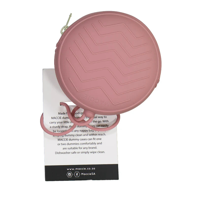 Grab & Go Silicone Pacifier Case | Rose Pink